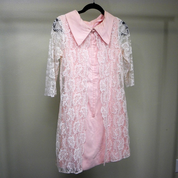 Vintage Pink Dress - Picture 2 of 7